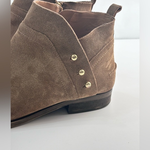 Franco Sarto Kelton Bootie - Tan Suede ๐ - Picture 4 of 9
